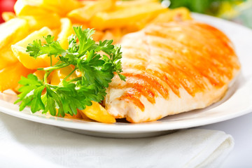 Grilled chicken breast