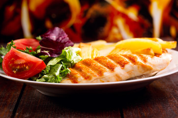 Grilled chicken breast