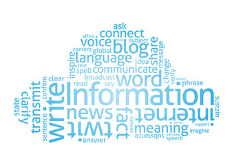 Obraz premium Information Cloud