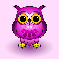 Pink owl