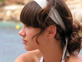 Young female, Ibiza, Balearic islands, Spain