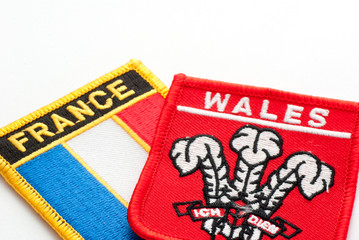 france and wales flags
