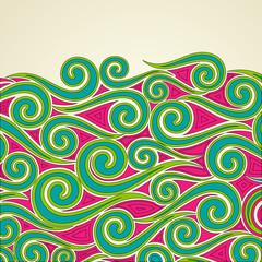 Fototapeta na wymiar Colorful Swirls
