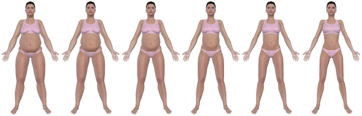 Weight Loss Progress Front View