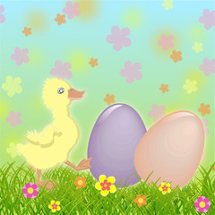 Otereier und Entenküken