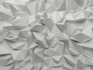 abstract white crystallized background © wacomka