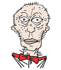 Cartoon man expression