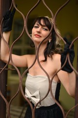 Retro style portait
