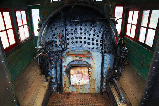 Locomotive Steam Engine Boiler