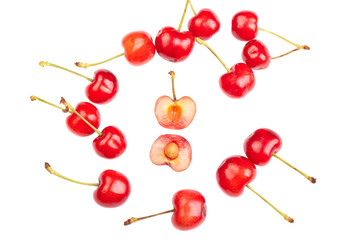 Obraz na płótnie Canvas Splitted Cherry