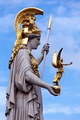 Poster Athena statue © V. Korostyshevskiy