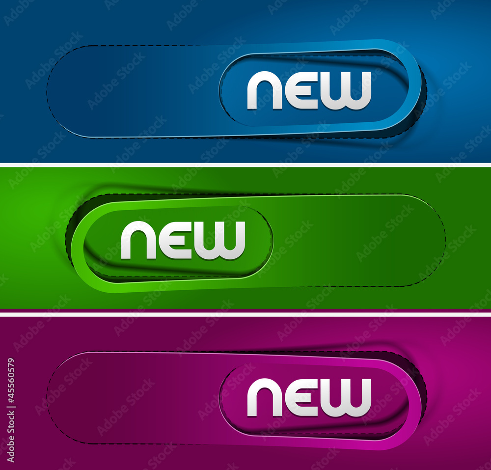 Canvas Prints design of advertisement labels stickers