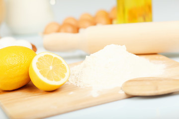 Different products to make bread
