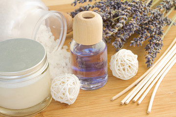 lavender spa settings