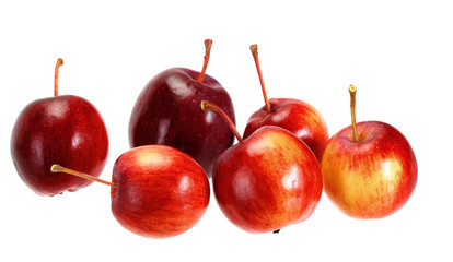 Cherryapples isolated on white