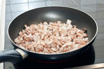 stir fried vegetables in a pan