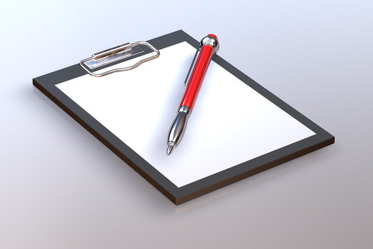 Kugelschreiber Clipboard 1