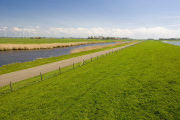 Fototapeta na wymiar krajobraz, Fryzja, Holandia
