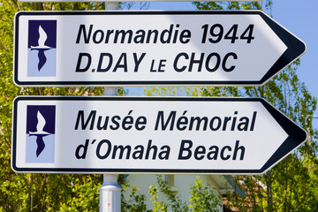 Fototapeta premium Day D Museum, Omaha Beach, Normandy, France