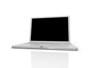 Professional Laptop isolated on white with empty space