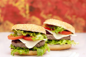 big hamburger