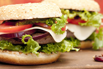 big hamburger