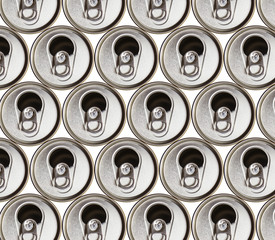 metal beer cans