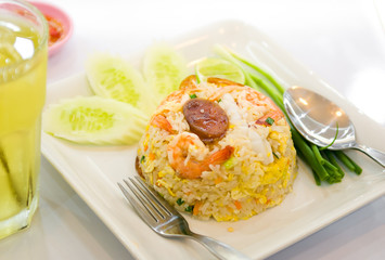 fried rice with shrimp