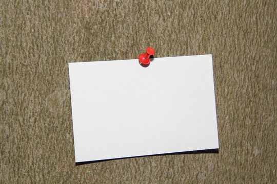 Baum mit einem wei&szlig;em Zettel