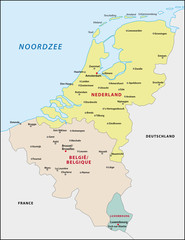 Beneluxstaaten - obrazy, fototapety, plakaty