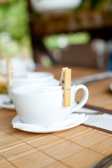 tea cup with the pin