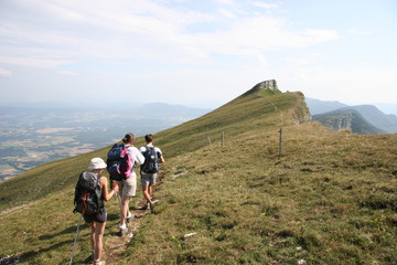 Sur la crête