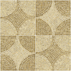 Brown marble-stone mosaic texture. (High.res.)