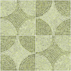 Green marble-stone mosaic texture. (High.res.)