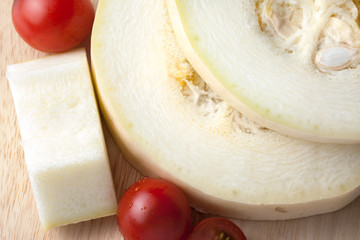 Zucchini and tomato