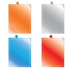 Vector color label set