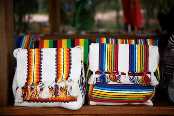 Guarani Bags for Sale at Iguazu Falls, Argentina