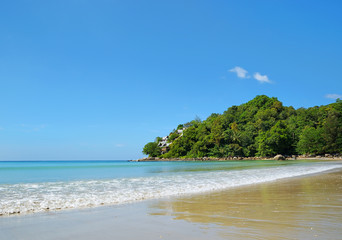 Andaman Sea coast near Kamala village in Phuket