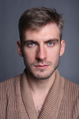 Obraz premium portrait of young good looking male model