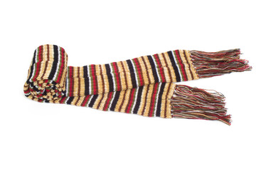 Scarf made from yarn.