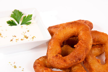 Souce and calamari