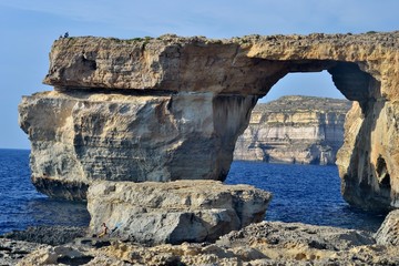 Azure Window in Dwejra Bay, Gozo, Malta - Powered by Adobe