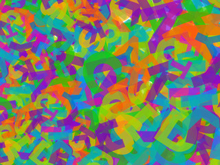 m&eacute;lange de lettres