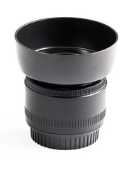 Optical lens fix 50 mm. with hood.