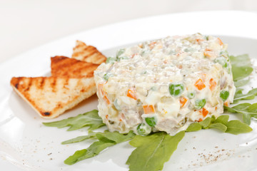 Russian traditional salad