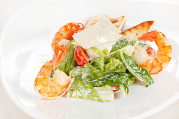 shrimps with vegetables