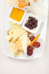 plate of cheese