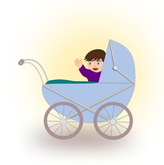 Baby in Stroller