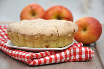 Apfel Baiser Kuchen