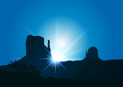 Monument Valley_Soleil_Rayons